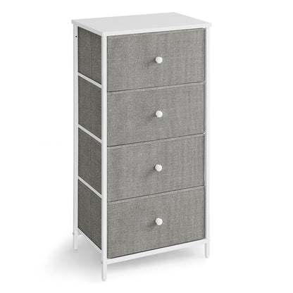 Fabric Dresser for Bedroom, with 4 Drawers, Metal Frame