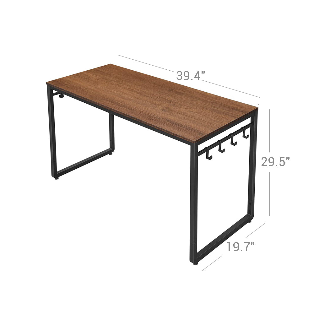Computer Desk | Office Desk with 8 Hooks