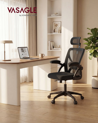 Office Chair, Ergonomic Mesh, Adjustable, Dove Gray - image 10