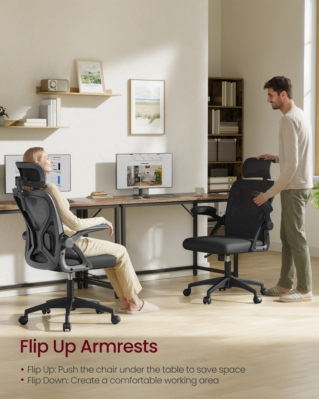 Office Chair, Ergonomic Mesh, Adjustable, Dove Gray - image 16