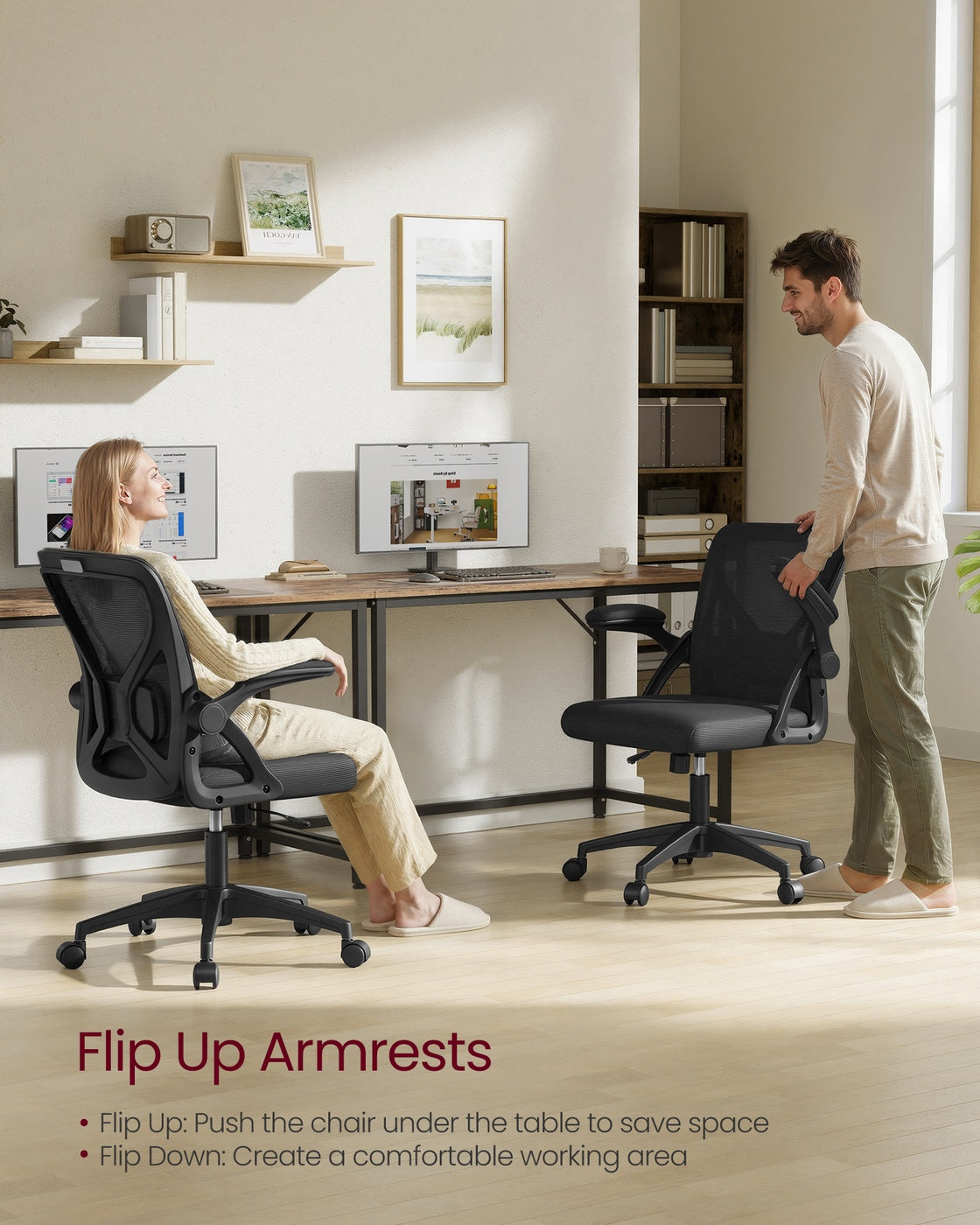 Office Chair, Ergonomic Mesh, Adjustable, Dove Gray - image 23