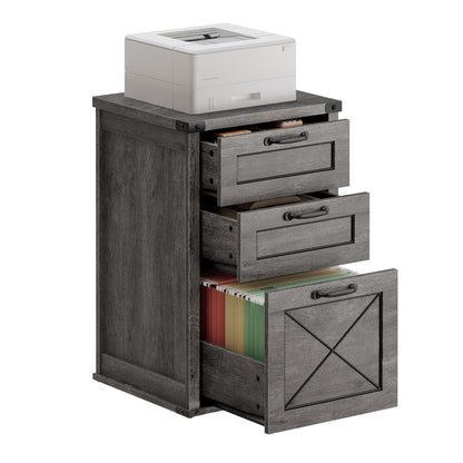 File Cabinet with 3 Drawers, Fit A4