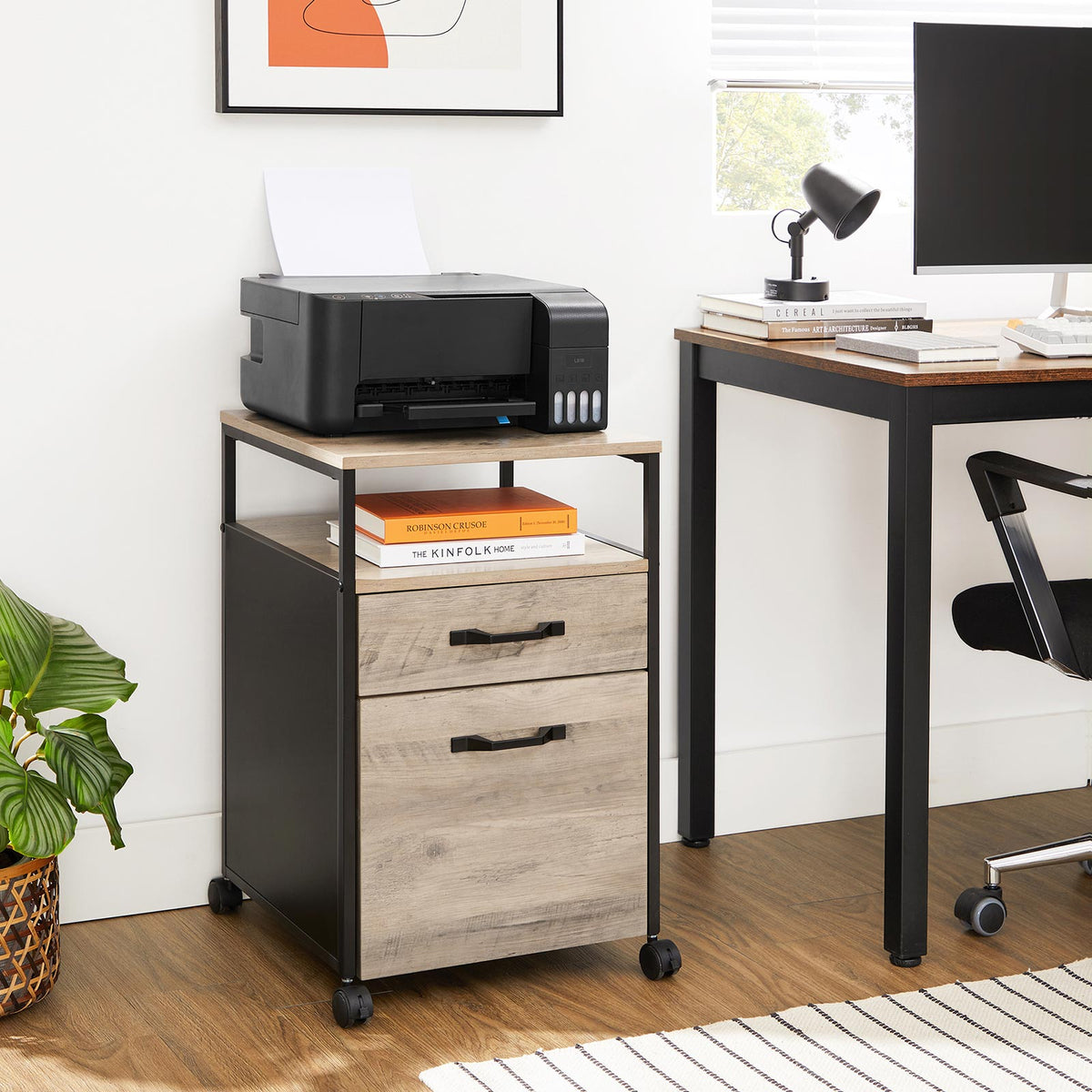 File Cabinet | Rolling | Mobile Office Cabinet on Wheels