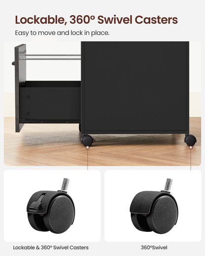 File Cabinet | Rolling | Mobile Office Cabinet on Wheels