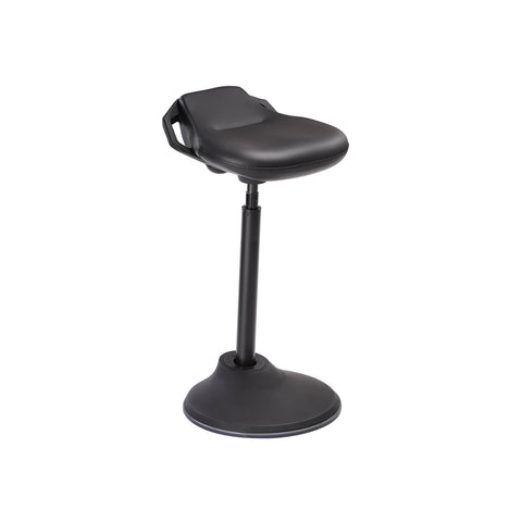 Standing Desk Chair, Swivel Ergonomic Standing Stool, Adjustable Height 23.6-33.3 Inches, Sitting Balance Chair Office, PU, Black UOSC12BK