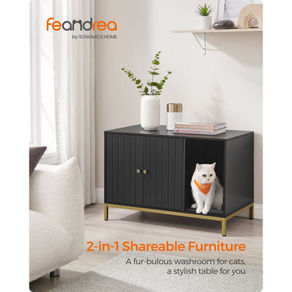 Modern Cat Litter Box Furniture Hidden