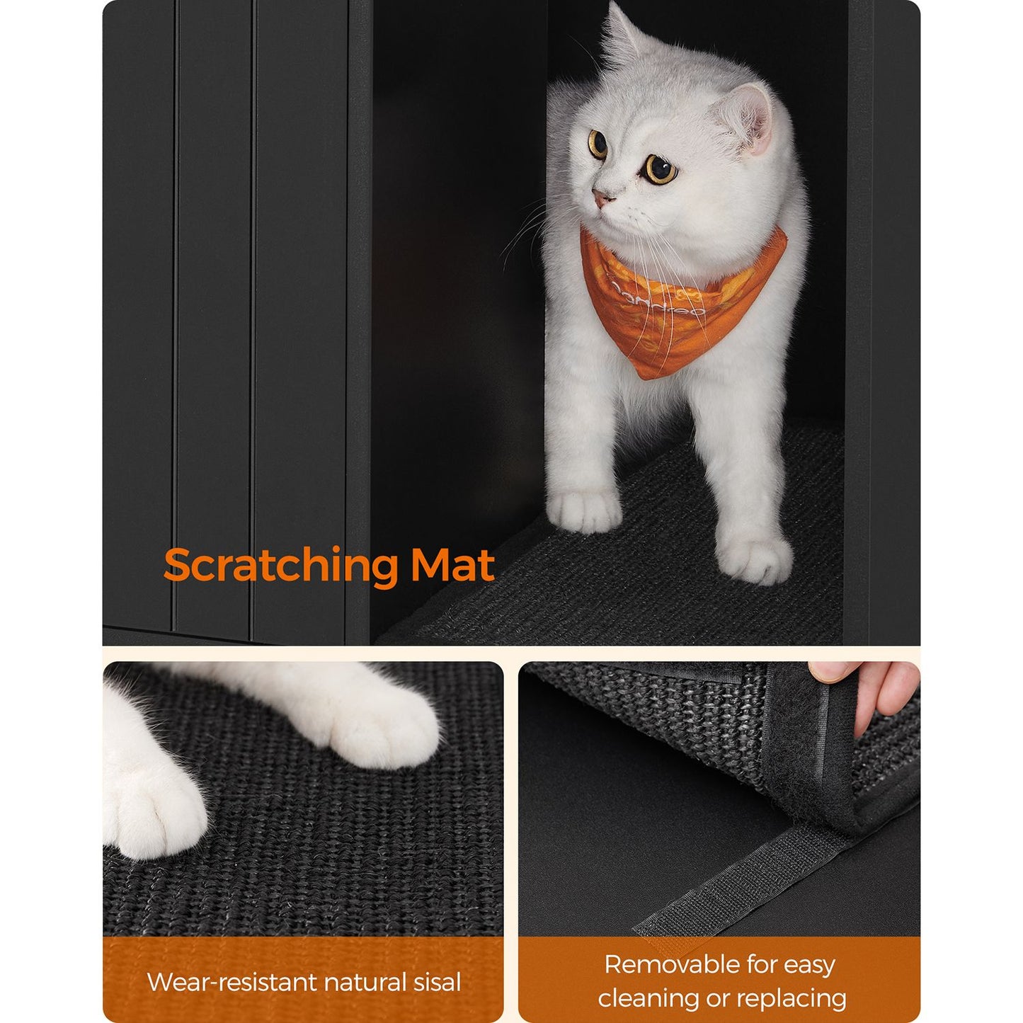 Modern Cat Litter Box Furniture Hidden