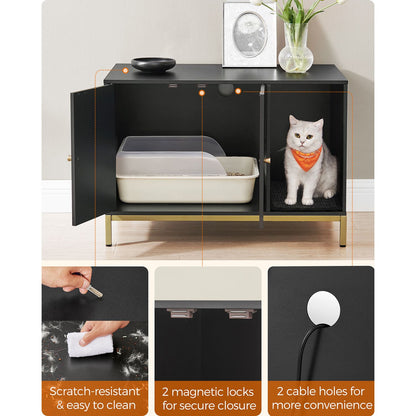 Modern Cat Litter Box Furniture Hidden