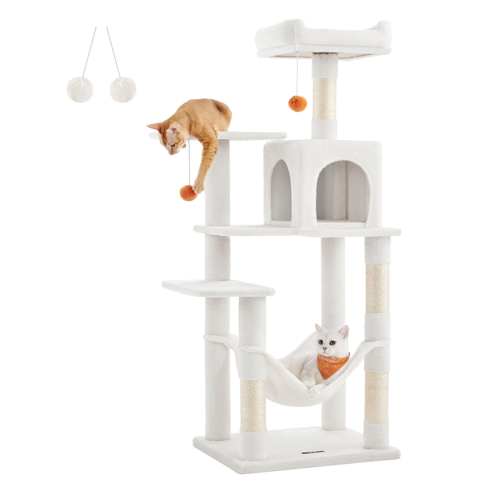56.3-Inch Cat Tree for Indoor Cats - image 19