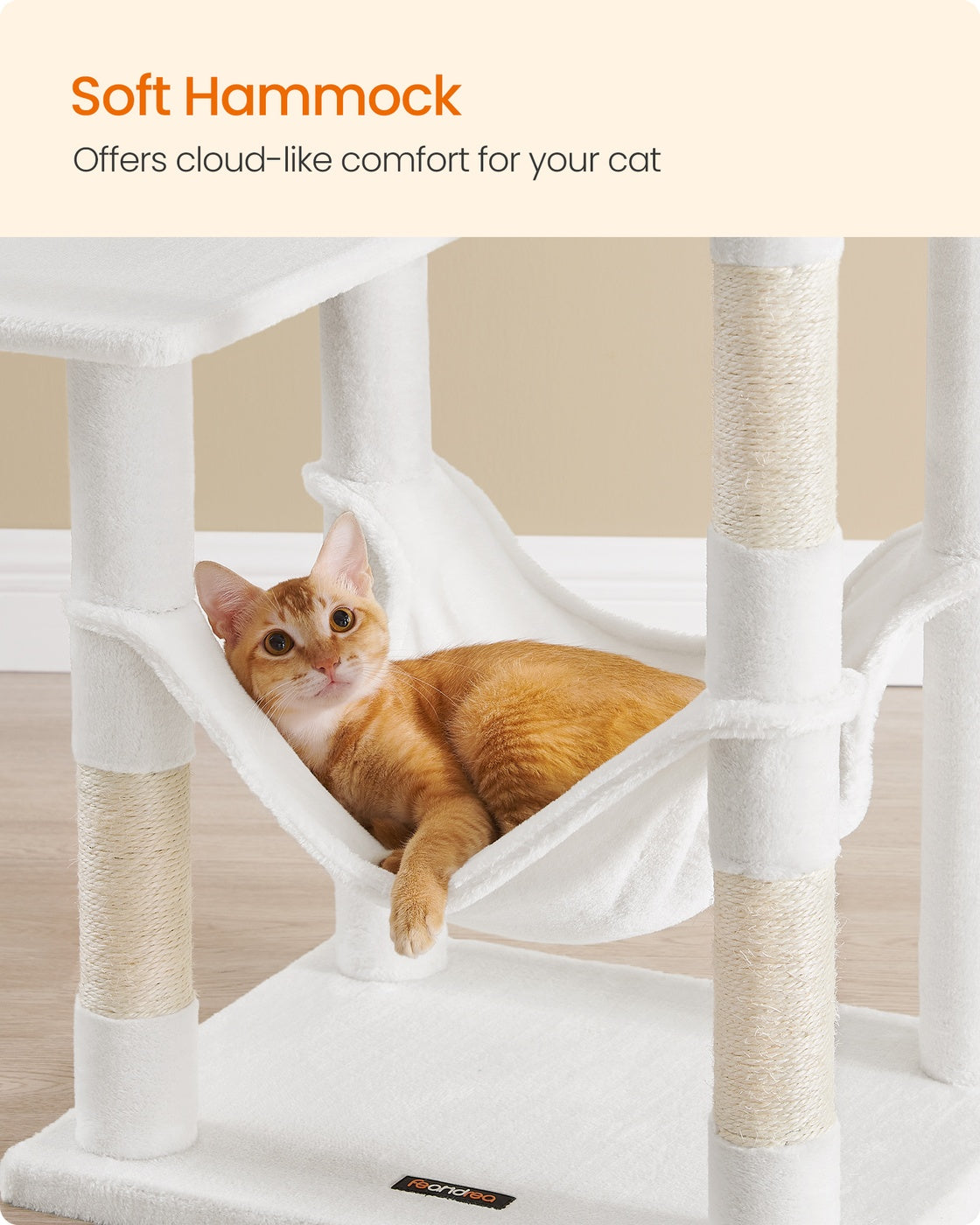 56.3-Inch Cat Tree for Indoor Cats - image 22