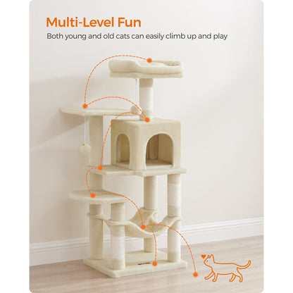 56.3-Inch Cat Tree for Indoor Cats - image 12