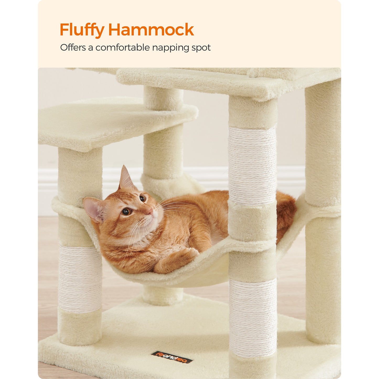 56.3-Inch Cat Tree for Indoor Cats - image 14