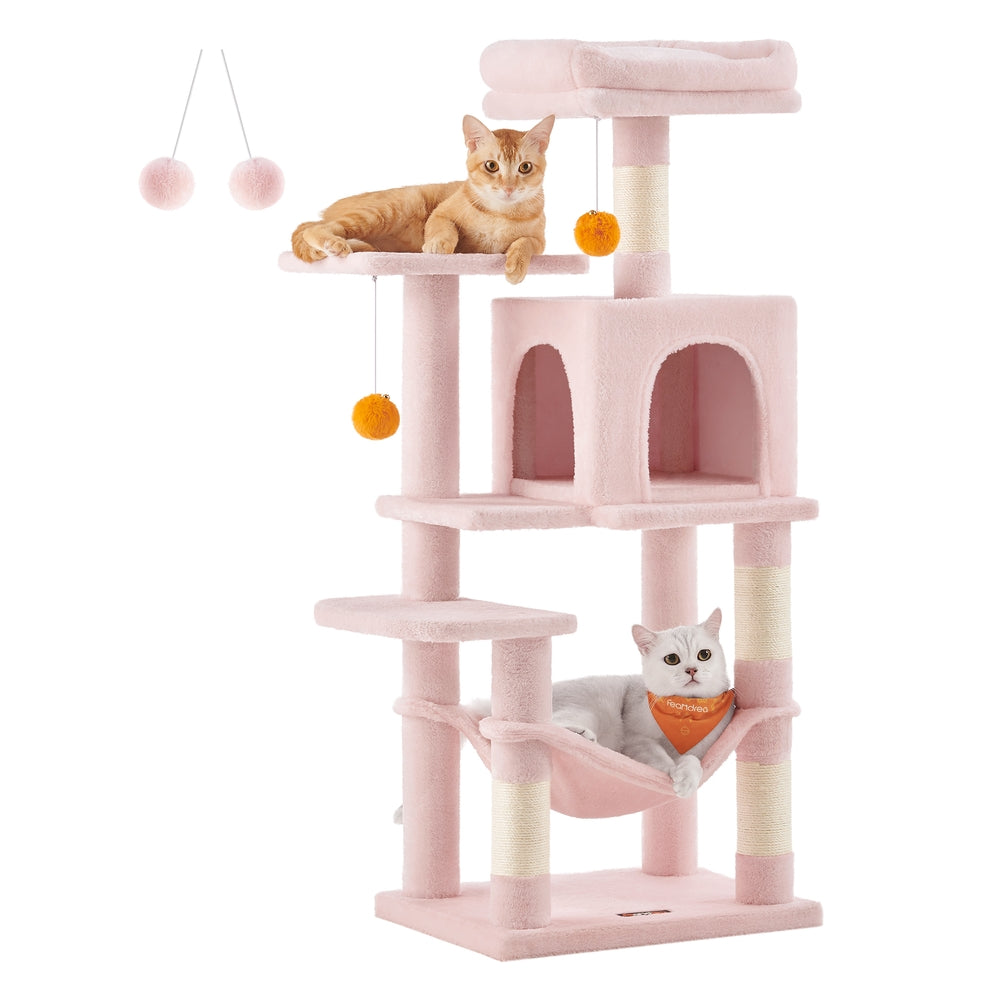56.3-Inch Cat Tree for Indoor Cats - image 25