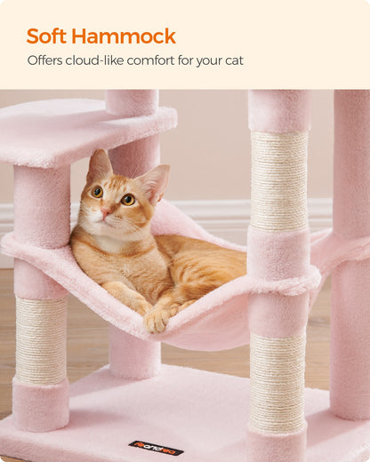 56.3-Inch Cat Tree for Indoor Cats - image 28