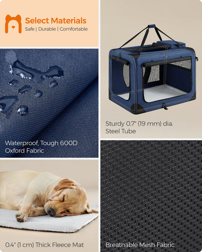 40 Inches Collapsible Soft Dog Crate - image 6