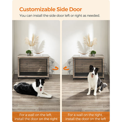 Modern Kennel for Dogs Indoor up to 70 lb