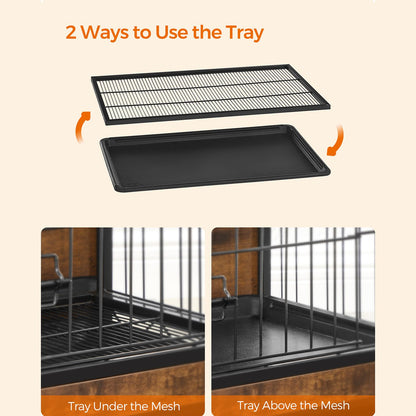 Modern Kennel for Dogs Indoor up to 80 lb