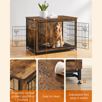Modern Kennel for Dogs Indoor up to 80 lb