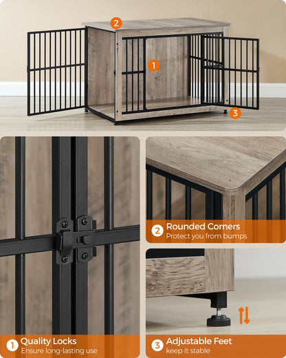 Heavy-Duty Dog Crate Furniture for Dogs Indoor up to 70 lb - image 7