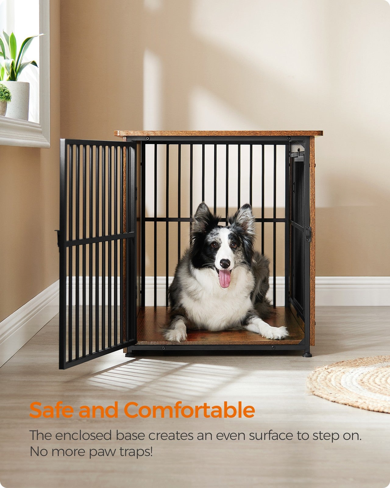 Heavy-Duty Dog Crate Furniture for Dogs Indoor up to 70 lb - image 11