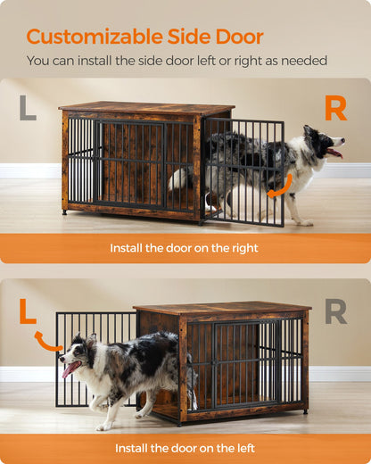 Heavy-Duty Dog Crate Furniture for Dogs Indoor up to 70 lb - image 12