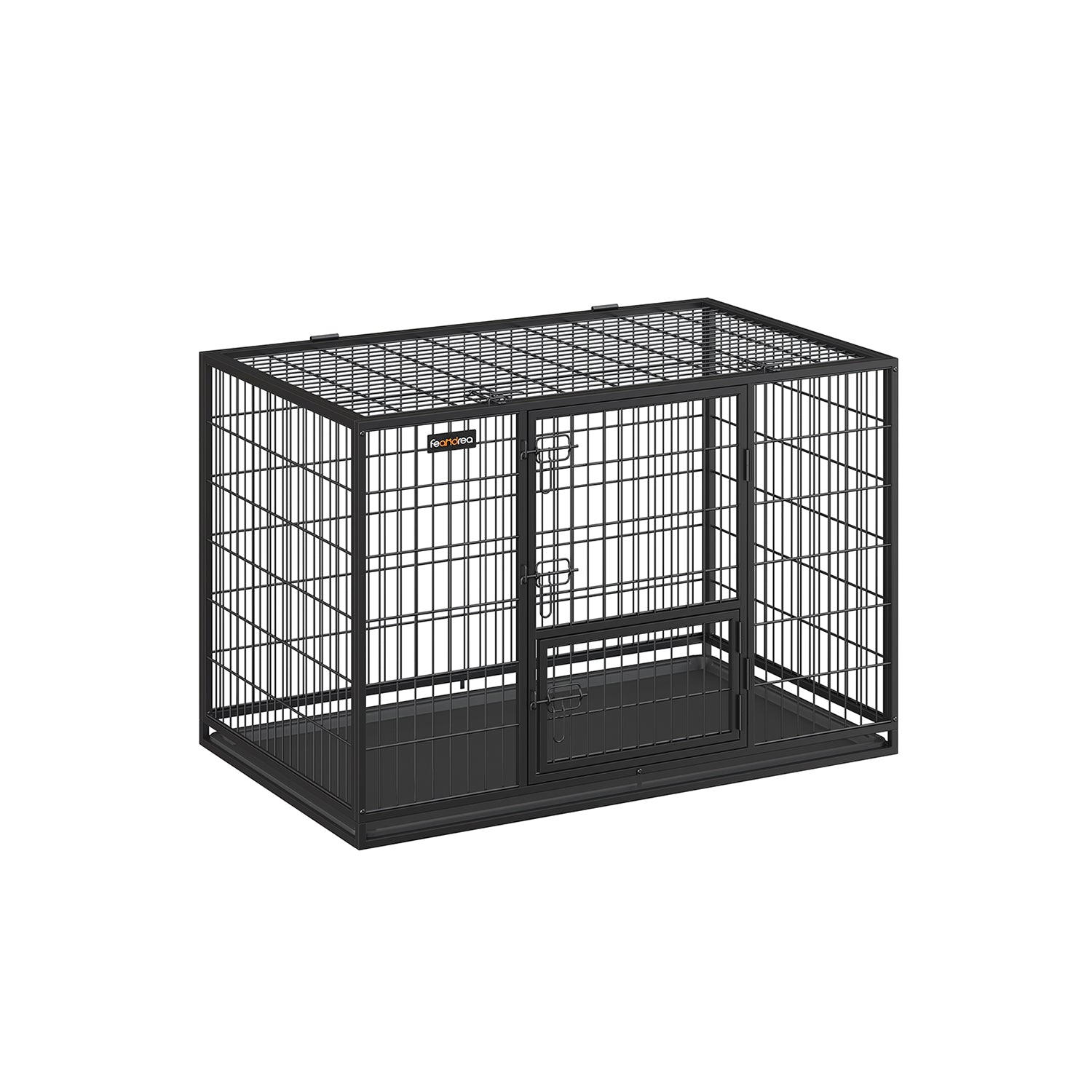 Heavy-Duty Dog Crate with Metal Frame