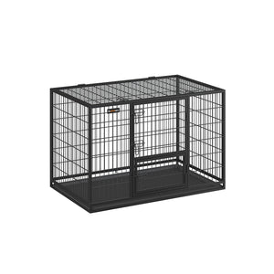 Heavy-Duty Dog Crate with Metal Frame