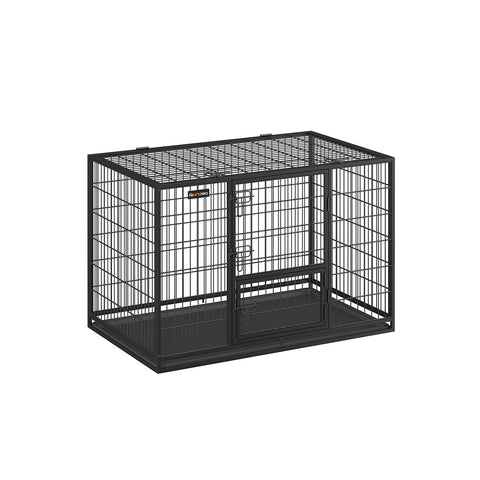 Heavy-Duty Dog Crate with Metal Frame