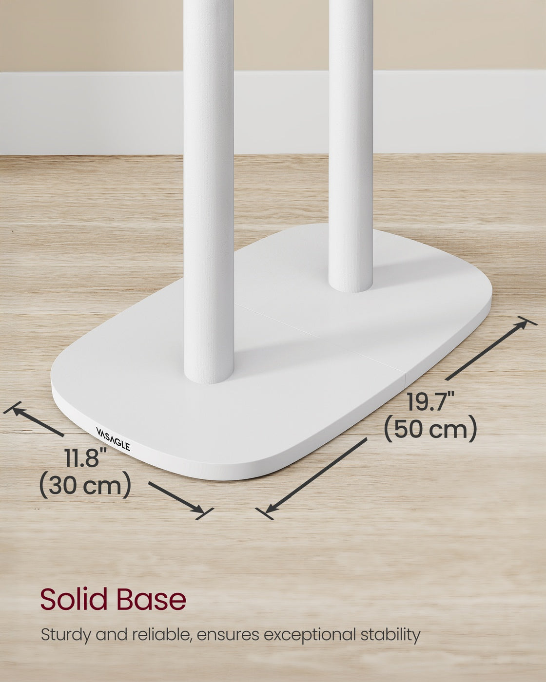 Hall Coat Tree with 8 Hooks and Storage Shelf