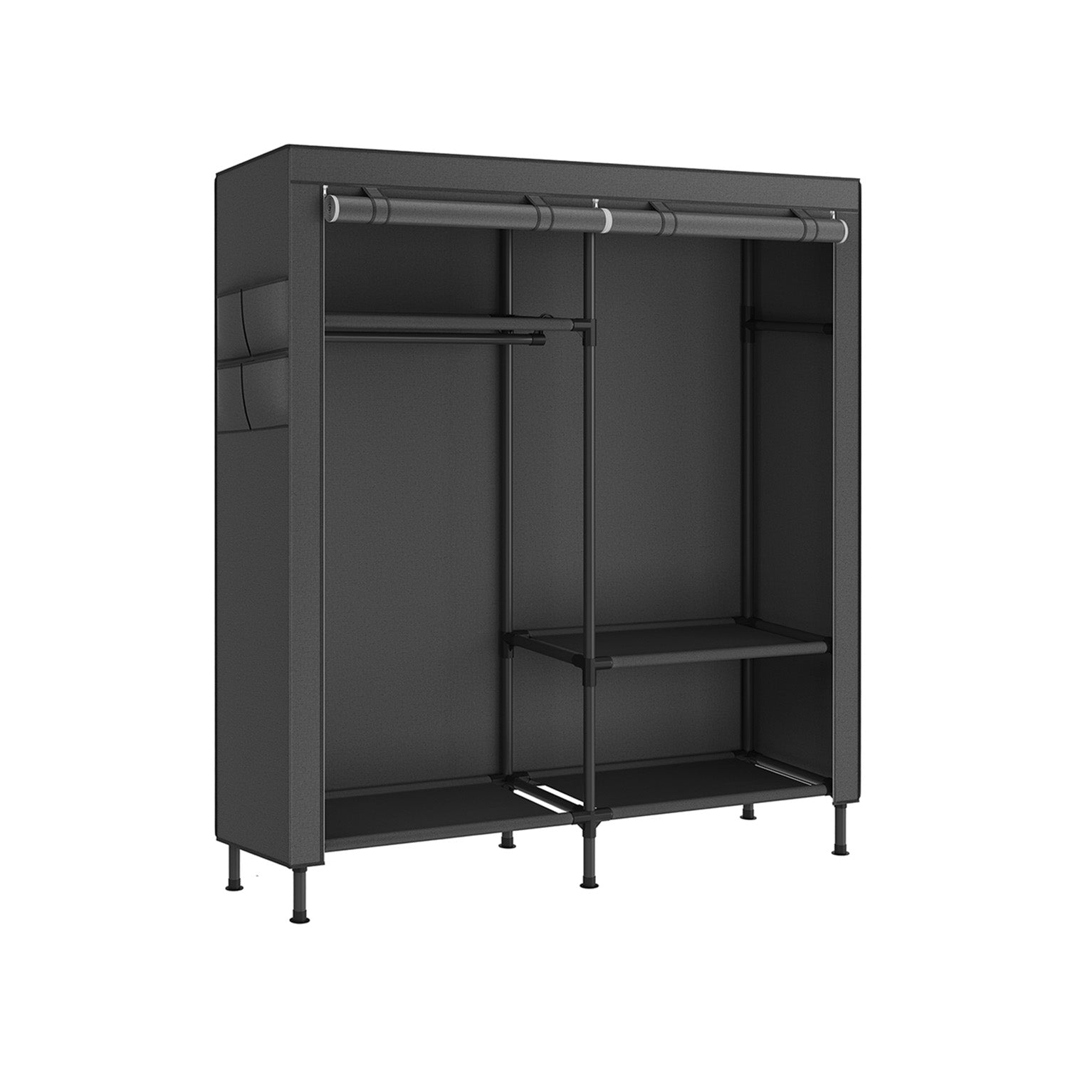 Portable Fabric Wardrobe Closet with Cover