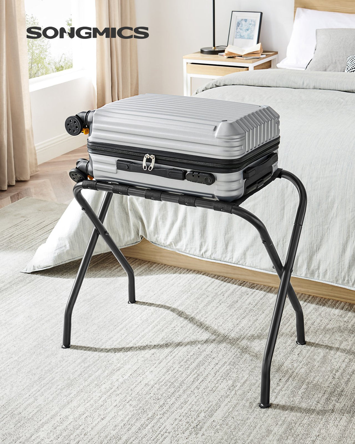 HELENA Metal Folding Luggage Rack