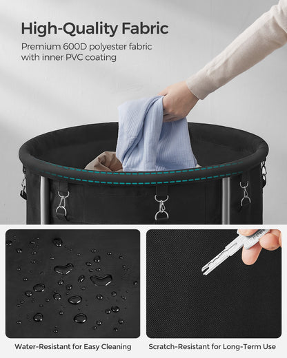 45 Gal. Laundry Basket with Wheels - HWLEXTRA 