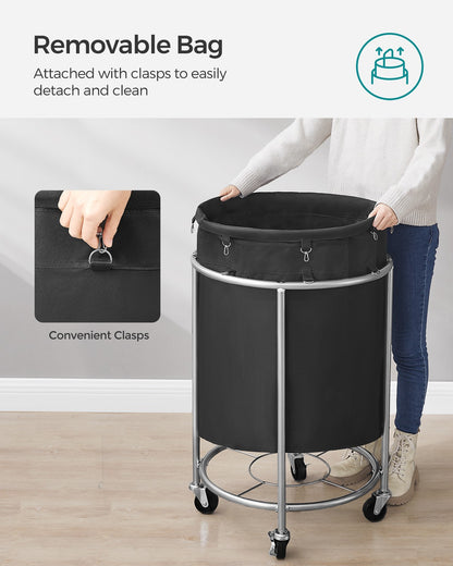 45 Gal. Laundry Basket with Wheels - HWLEXTRA 