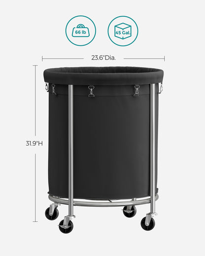 45 Gal. Laundry Basket with Wheels - HWLEXTRA 