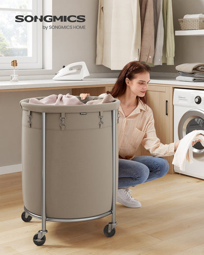 45 Gal. Laundry Basket with Wheels - HWLEXTRA 