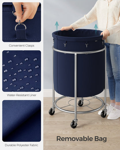 45 Gal. Laundry Basket with Wheels - HWLEXTRA 