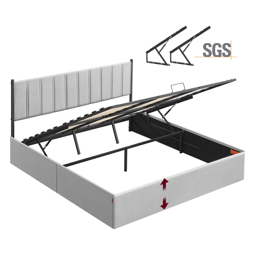 Lift Up Storage Bed Frame King Size