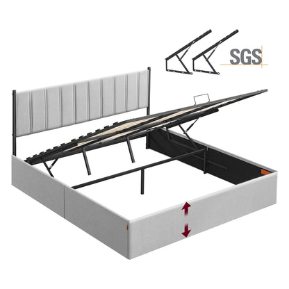 Lift Up Storage Bed Frame King Size
