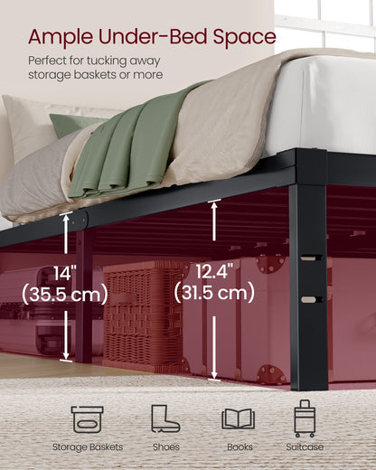 Twin Metal Bed Frame 14 Inches Tall - image 7