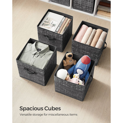 Non-Woven Fabric Storage Cubes with Double Handles - HWLEXTRA 