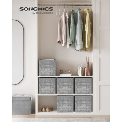 Non-Woven Fabric Storage Cubes with Double Handles - HWLEXTRA 