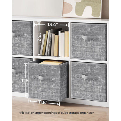 Non-Woven Fabric Storage Cubes with Double Handles - HWLEXTRA 