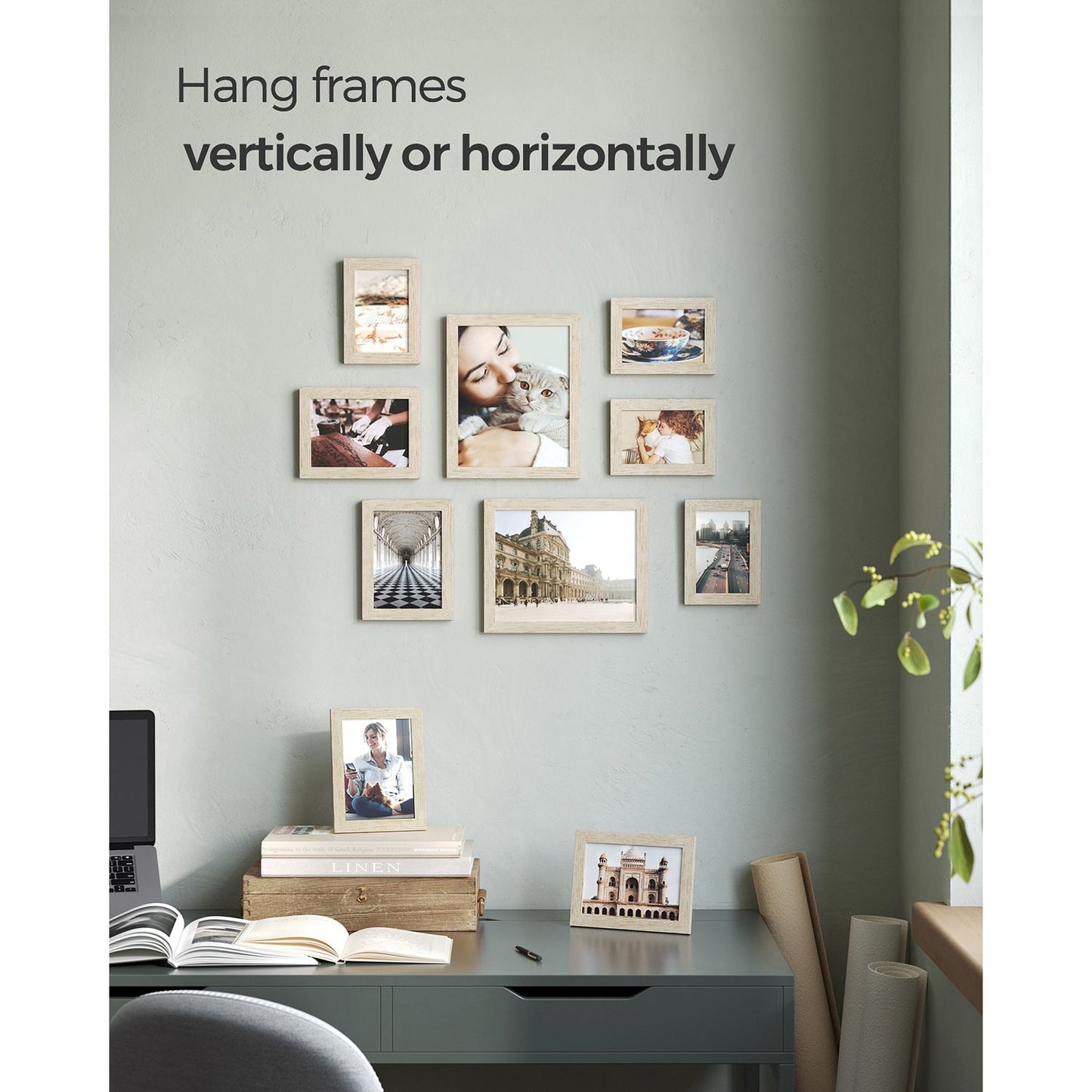 Collage Picture Frames, Set of 10