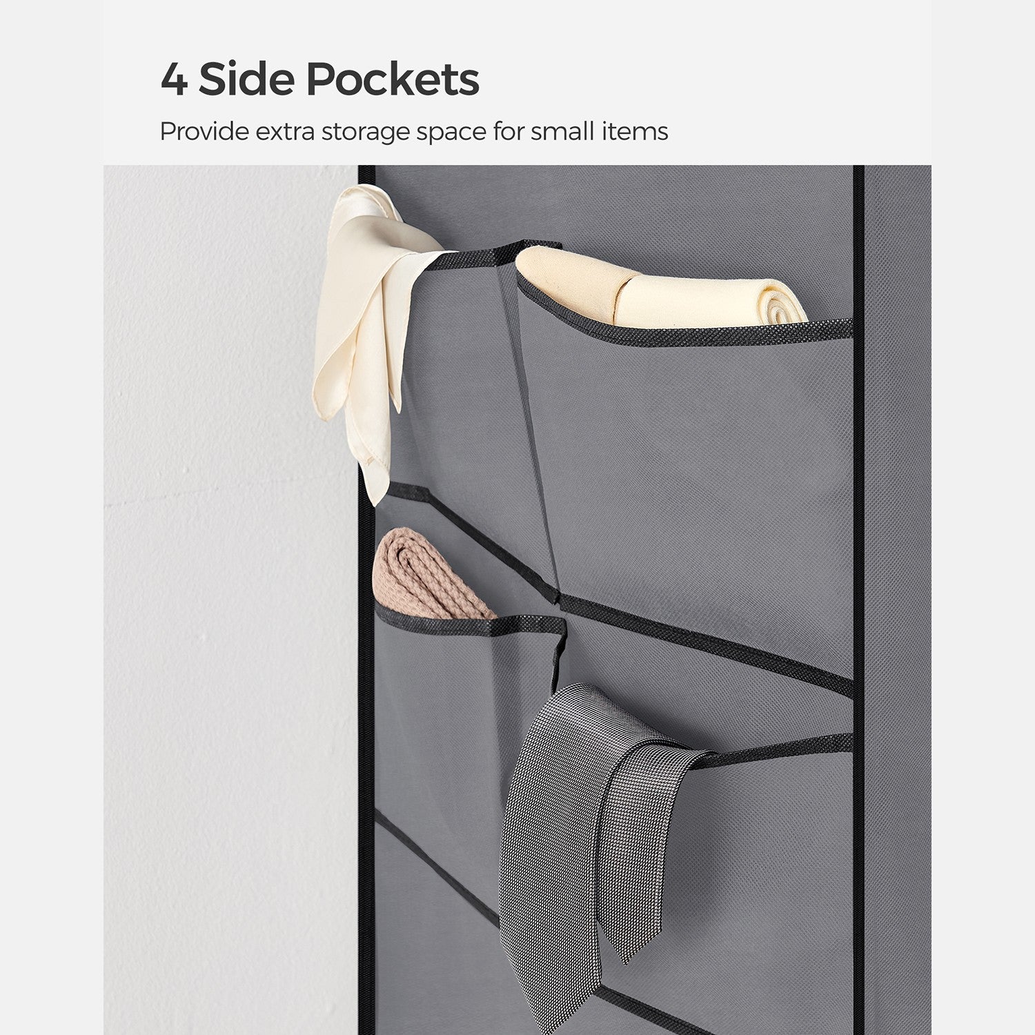 Portable Closet Wardrobe with Shoe Rack and Cover - image 9