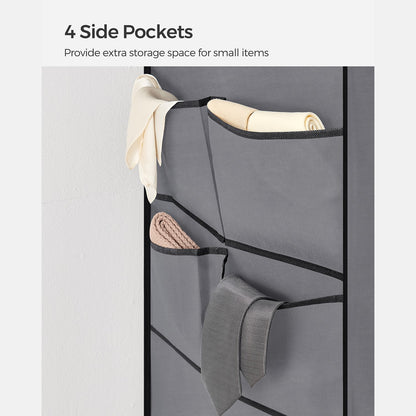 Portable Closet Wardrobe with Shoe Rack and Cover - image 9