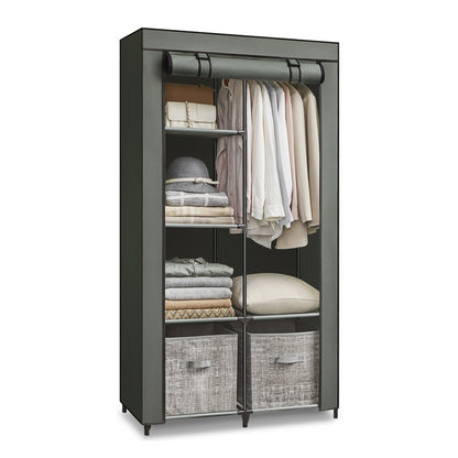 Large Capacity Wardrobe Closet Organizer with 6 Shelves - image 1