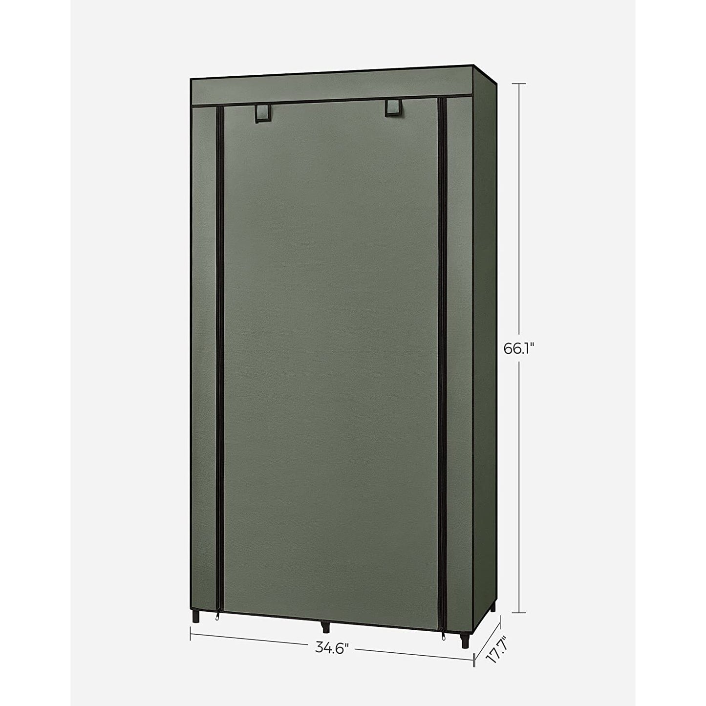 Large Capacity Wardrobe Closet Organizer with 6 Shelves - image 2