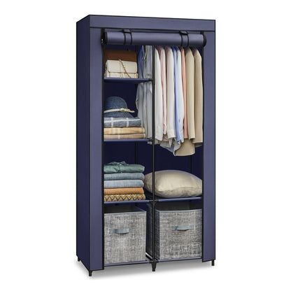 Large Capacity Wardrobe Closet Organizer with 6 Shelves - image 10