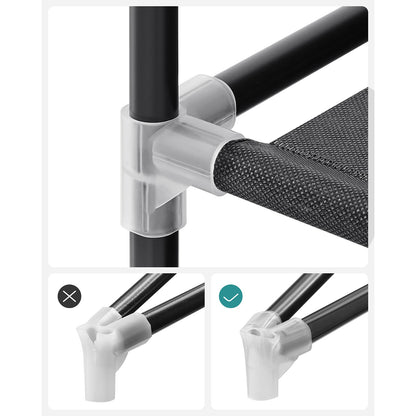 Portable Closet with 4 Hanging Rods and Shelves - image 8