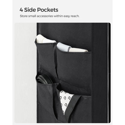 Portable Closet with 4 Hanging Rods and Shelves - image 10